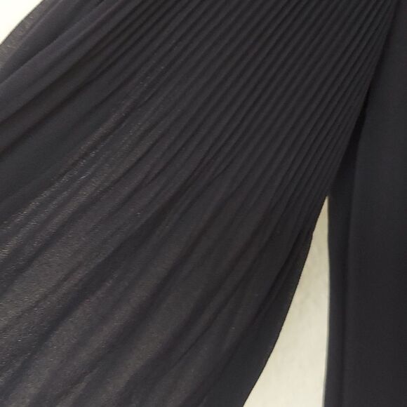 H&M Navy Blue Sheath Dress with Bell Sleeves - Picture 3 of 6